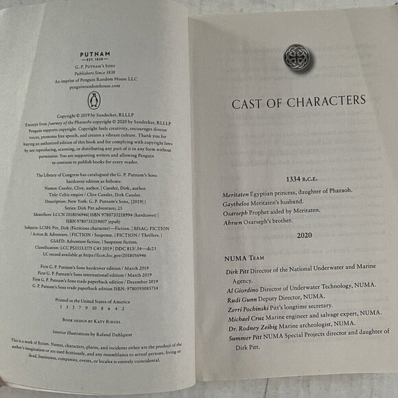 Celtic Empire Dirk Pitt Adventure Paperback By Clive Cussler 2019 - Picture 3 of 6